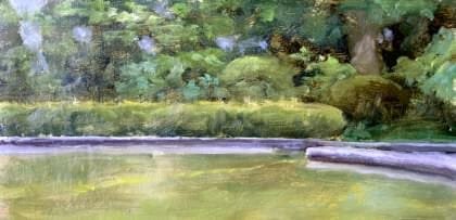 Shiroyama Koen Study Painting Seamus Berkeley
