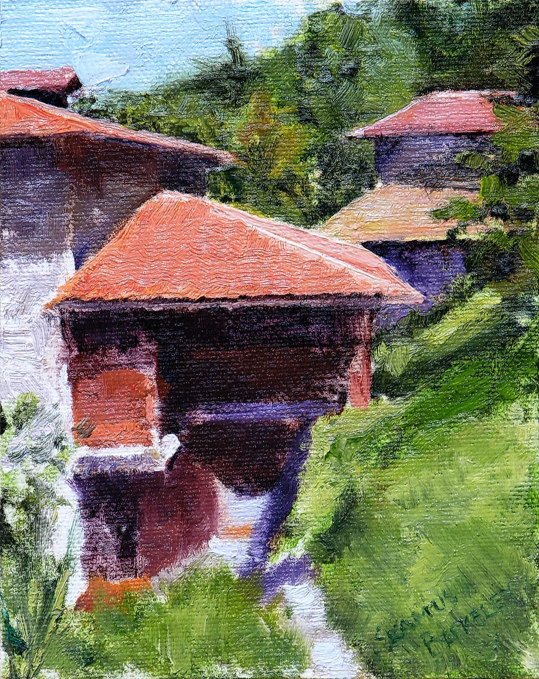 Bermeo Painting Seamus Berkeley