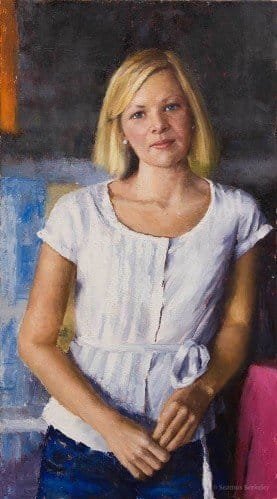 Portrait of a Young Woman, oil on canvas