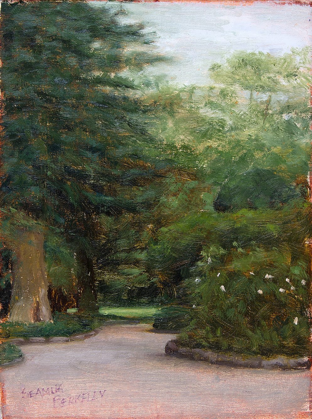 Shiroyama Koen Park Sano Japan Painting Seamus Berkeley