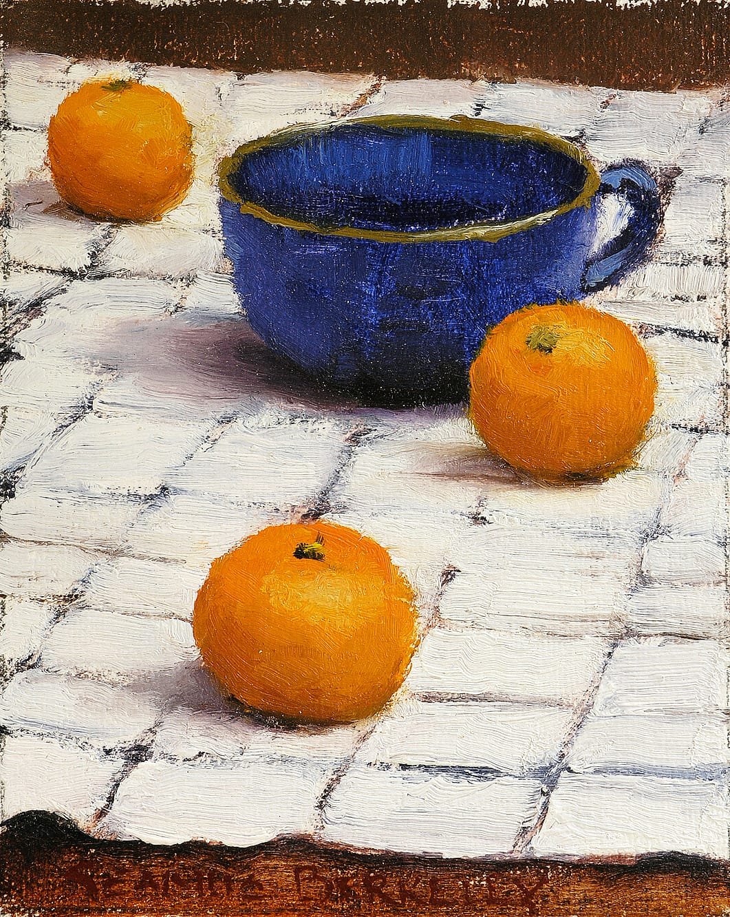 Three Oranges Painting Seamus Berkeley