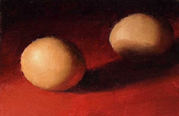 Two Eggs Painting Seamus Berkeley